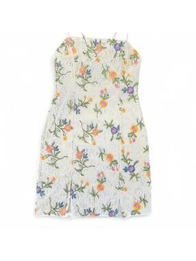 forever 21 floral lace dress Lace-Trim Satin Floral Maxi Dress main image 0